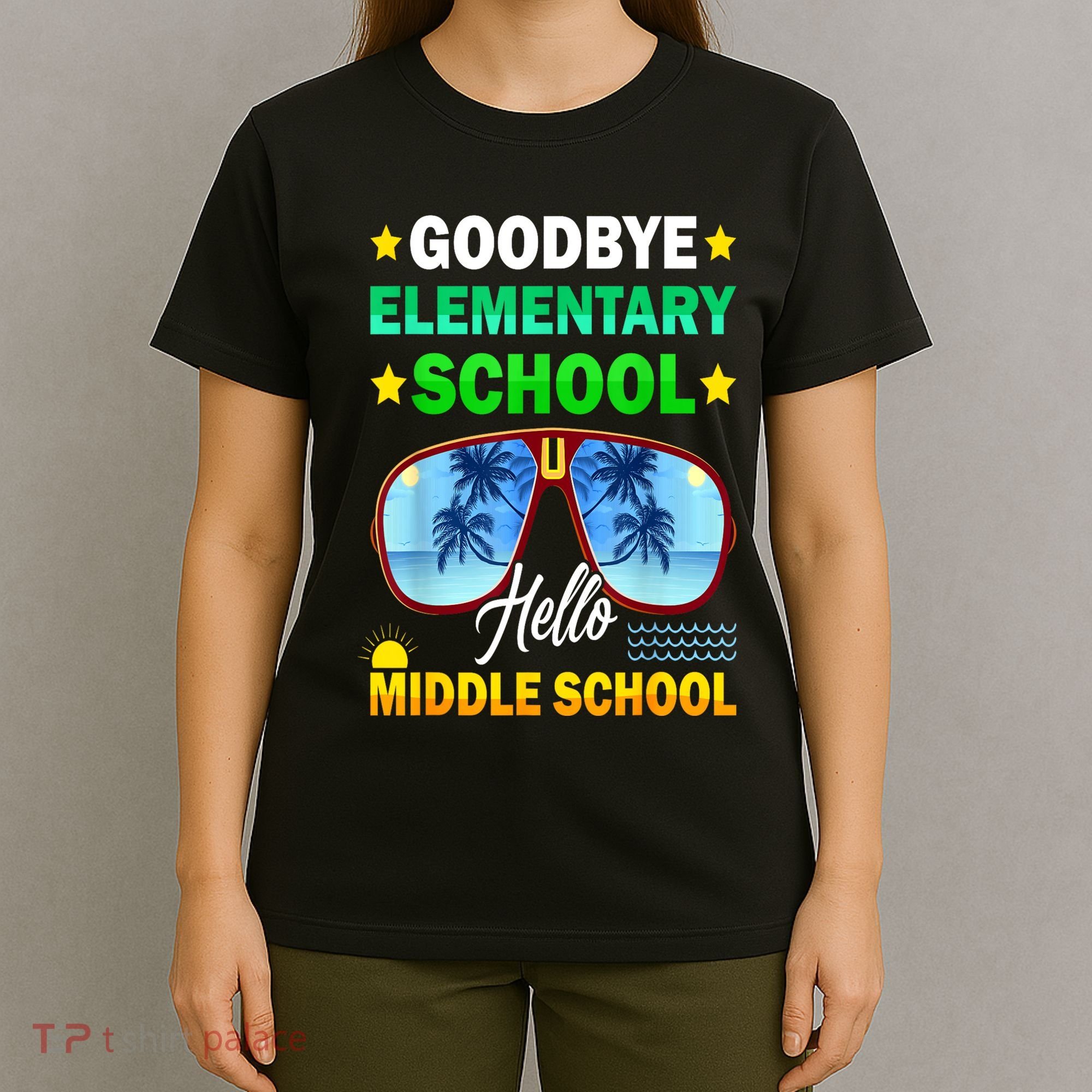 Goodbye Elementary School On My Way To Middle School T-Shirt