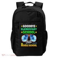 Goodbye Elementary School On My Way To Middle School Backpack thumb 0