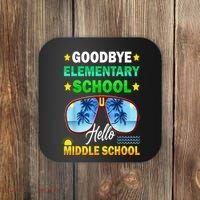 Goodbye Elementary School On My Way To Middle School Coaster thumb 0