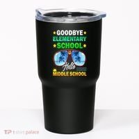 Goodbye Elementary School On My Way To Middle School Tumbler thumb 0