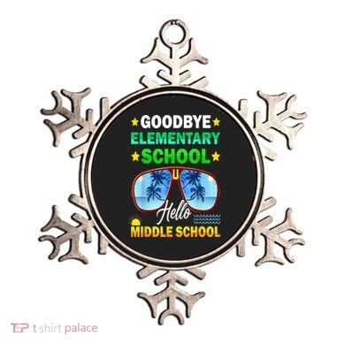 Goodbye Elementary School On My Way To Middle School Ornament