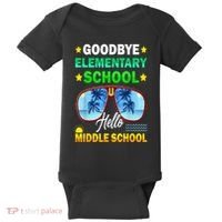 Goodbye Elementary School On My Way To Middle School Baby Bodysuit thumb 0