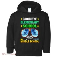 Goodbye Elementary School On My Way To Middle School Toddler Hoodie thumb 0