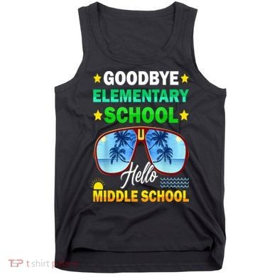 Goodbye Elementary School On My Way To Middle School Tank Top
