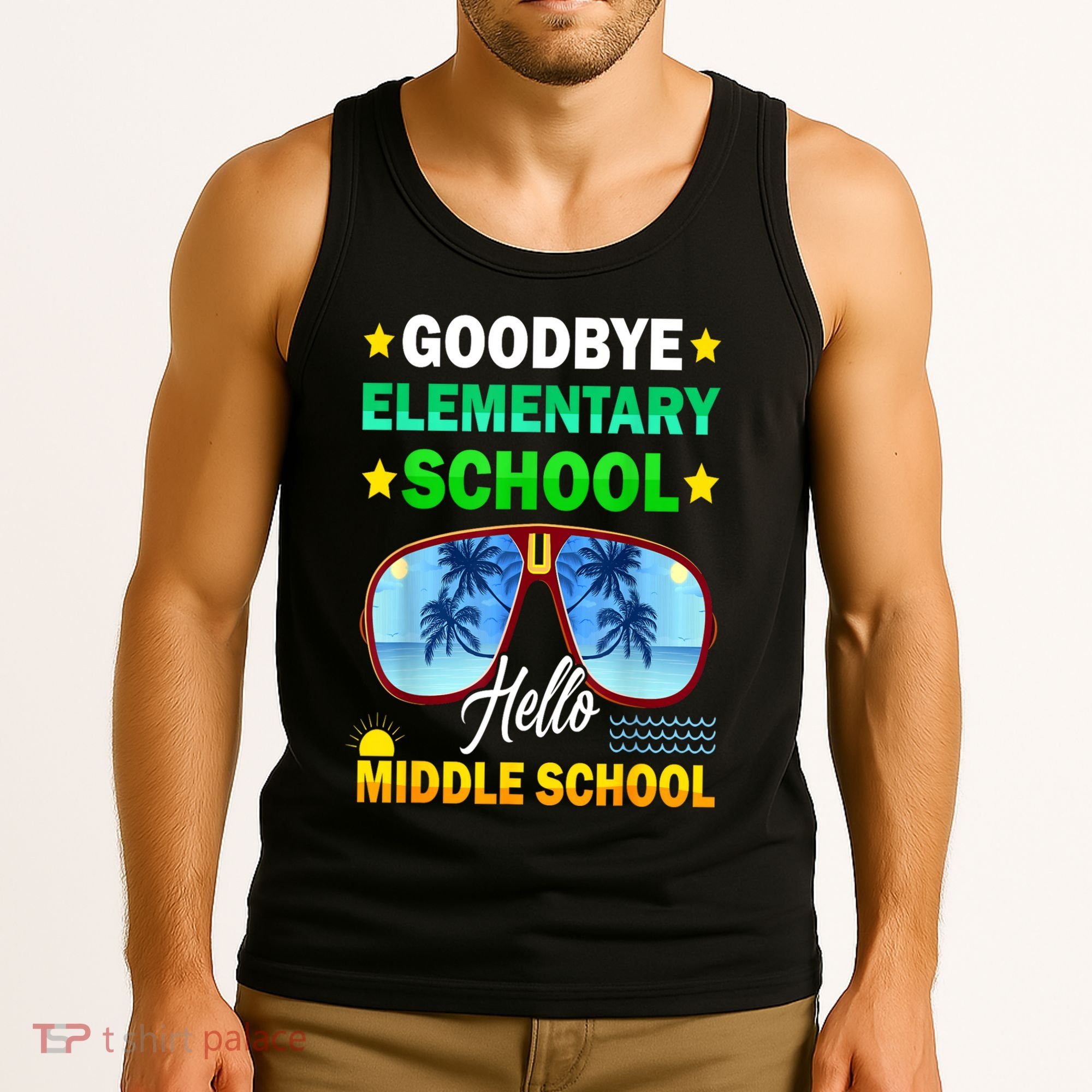 Goodbye Elementary School On My Way To Middle School Tank Top