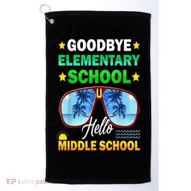 Goodbye Elementary School On My Way To Middle School Golf Towel