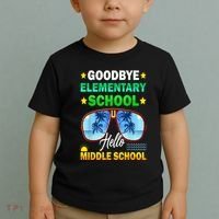 Goodbye Elementary School On My Way To Middle School Toddler T-Shirt thumb 2