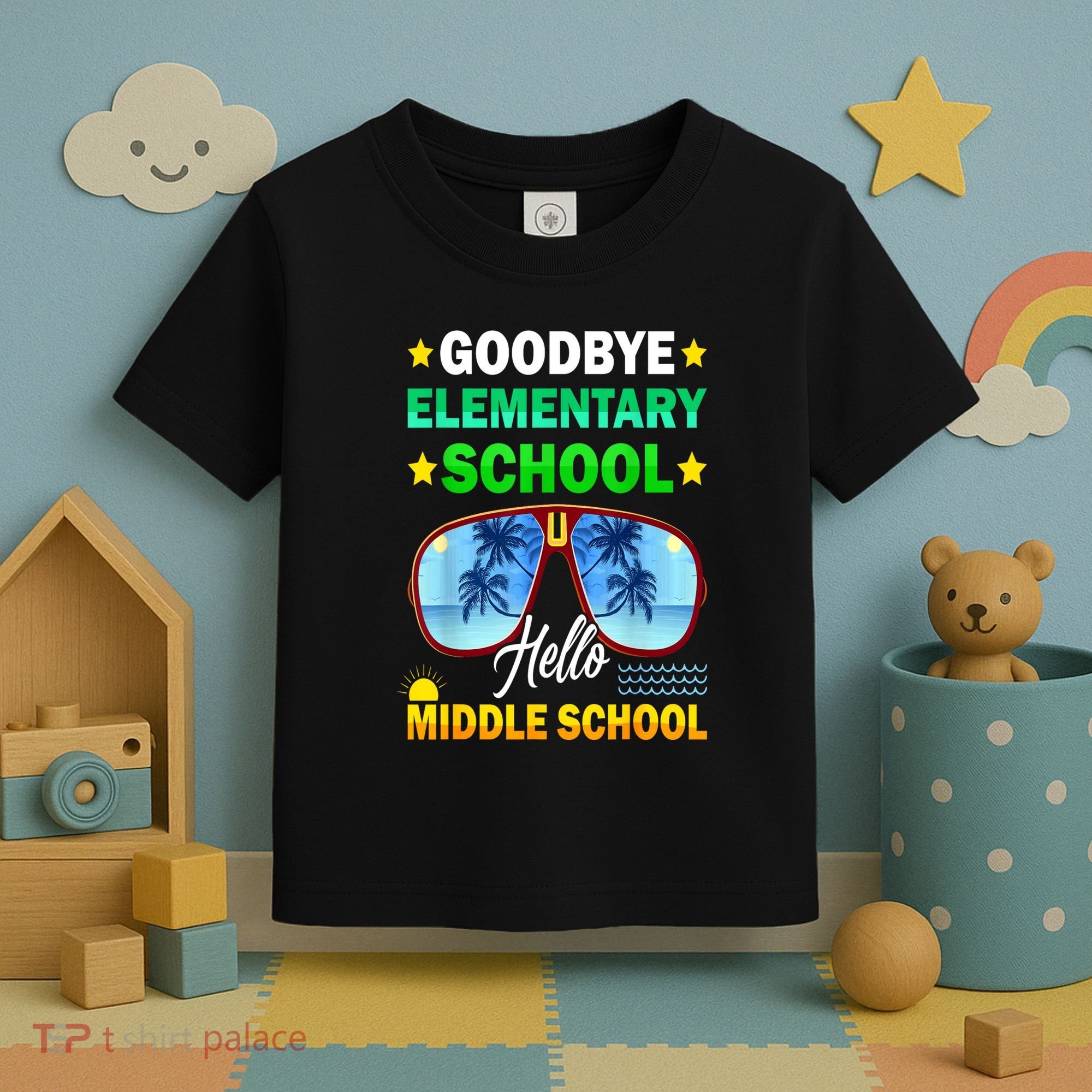 Goodbye Elementary School On My Way To Middle School Toddler T-Shirt