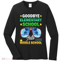Goodbye Elementary School On My Way To Middle School Women's Long Sleeve Shirt thumb 0