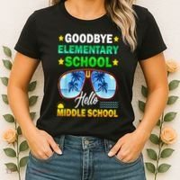 Goodbye Elementary School On My Way To Middle School Women's T-Shirt thumb 2