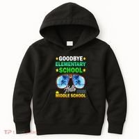 Goodbye Elementary School On My Way To Middle School Kids Hoodie thumb 0