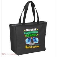 Goodbye Elementary School On My Way To Middle School Tote Bag thumb 2