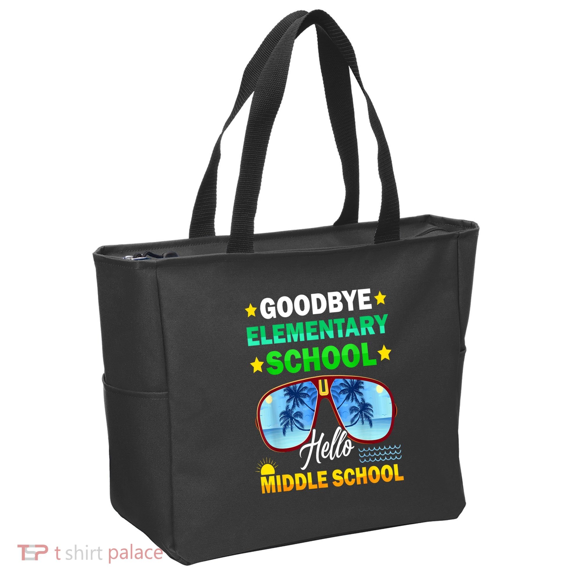 Goodbye Elementary School On My Way To Middle School Tote Bag