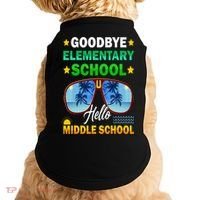 Goodbye Elementary School On My Way To Middle School Doggie Tank thumb 0