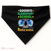 Goodbye Elementary School On My Way To Middle School USA-Made Doggie Bandana thumb 0