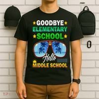 Goodbye Elementary School On My Way To Middle School T-Shirt thumb 6