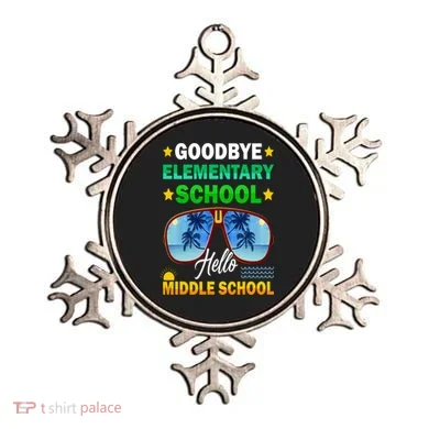 Goodbye Elementary School On My Way To Middle School Ornament
