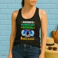 Goodbye Elementary School On My Way To Middle School Women's Tank Top thumb 2