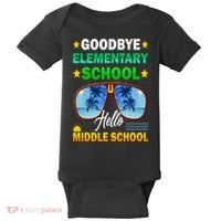 Goodbye Elementary School On My Way To Middle School Baby Bodysuit thumb 0