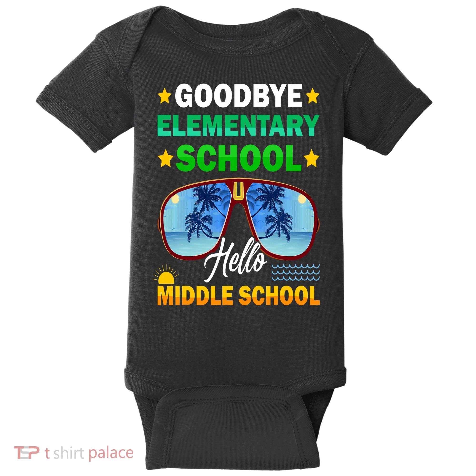 Goodbye Elementary School On My Way To Middle School Baby Bodysuit