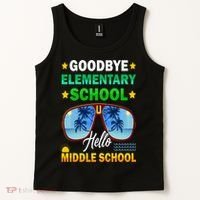 Goodbye Elementary School On My Way To Middle School Tank Top thumb 2