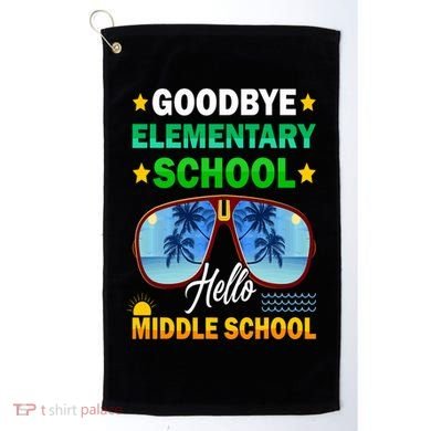 Goodbye Elementary School On My Way To Middle School Golf Towel