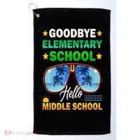 Goodbye Elementary School On My Way To Middle School Golf Towel thumb 0