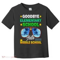 Goodbye Elementary School On My Way To Middle School Toddler T-Shirt thumb 0
