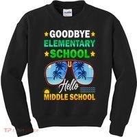 Goodbye Elementary School On My Way To Middle School Kids Sweatshirt thumb 0