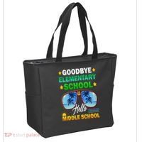 Goodbye Elementary School On My Way To Middle School Tote Bag thumb 2