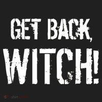 Get Back, Witch! Halloween Women's Sweatshirt thumb 2