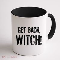 Get Back, Witch! Halloween Coffee Mug thumb 1