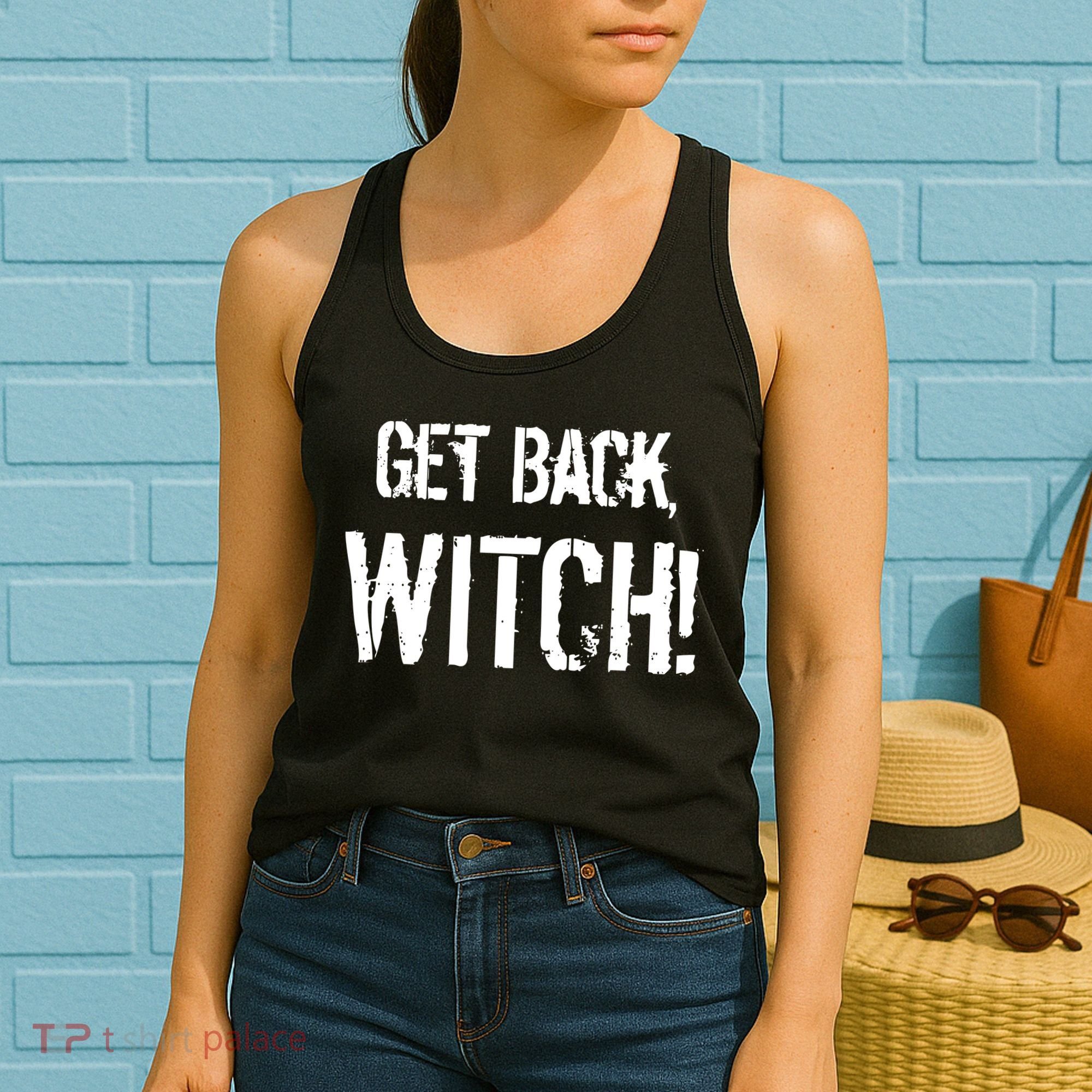 Get Back, Witch! Halloween Women's Tank Top