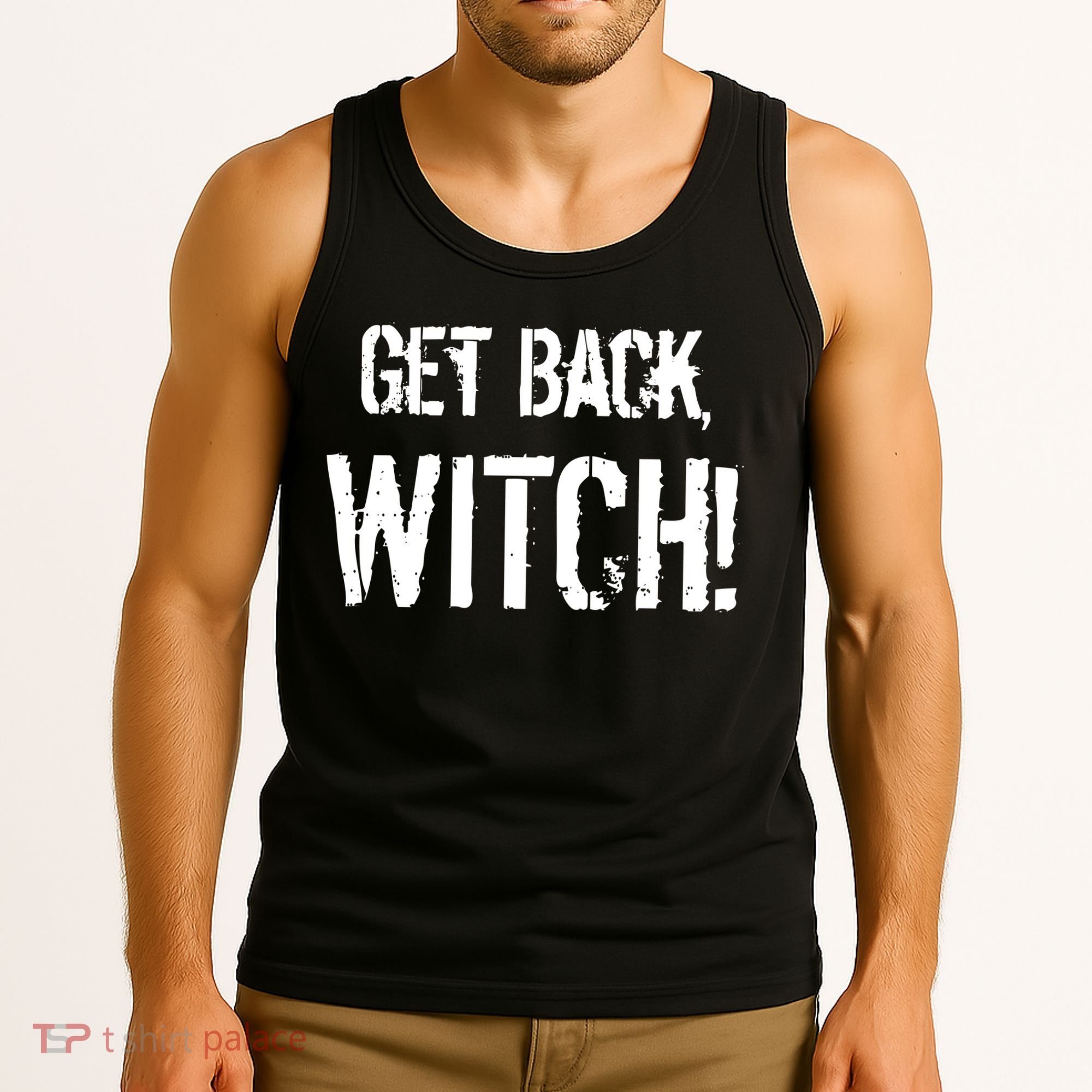 Get Back, Witch! Halloween Tank Top
