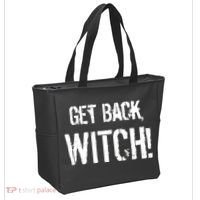 Get Back, Witch! Halloween Tote Bag thumb 2