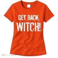 Get Back, Witch! Halloween Women's T-Shirt thumb 0