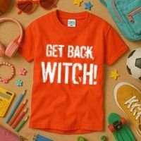 Get Back, Witch! Halloween Kids T-Shirt thumb 3