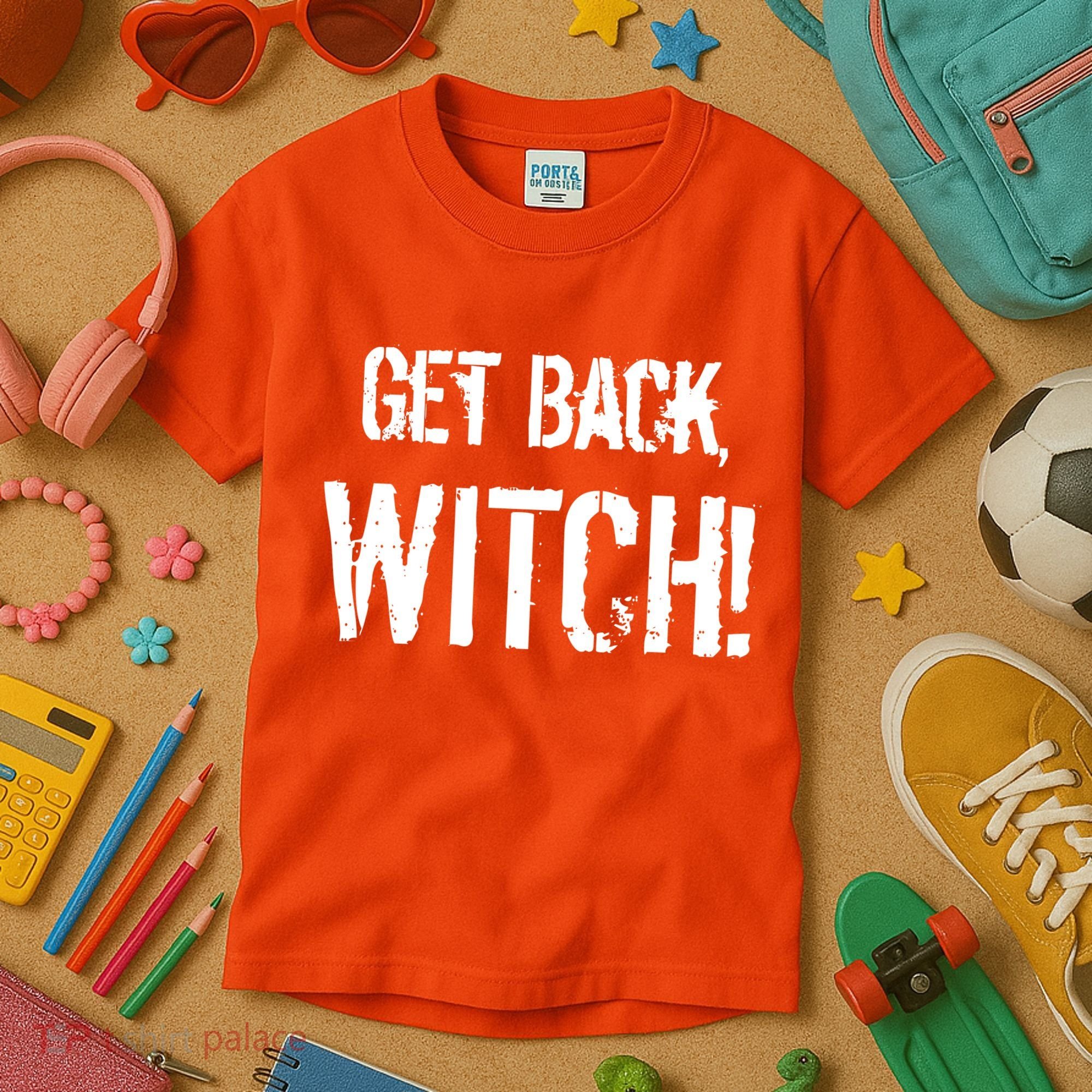 Get Back, Witch! Halloween Kids T-Shirt