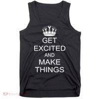 Get Excited and Make Things Tank Top thumb 0