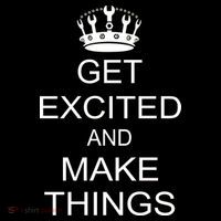 Get Excited and Make Things Kids Long Sleeve Shirt thumb 2