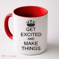 Get Excited and Make Things Coffee Mug thumb 0