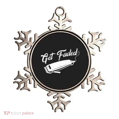 Get Faded Barber Razor Ornament