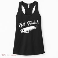 Get Faded Barber Razor Women's Tank Top thumb 0