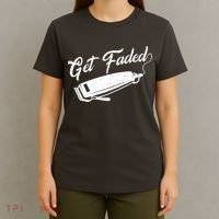 Get Faded Barber Razor T-Shirt thumb 4