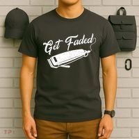 Get Faded Barber Razor T-Shirt thumb 6