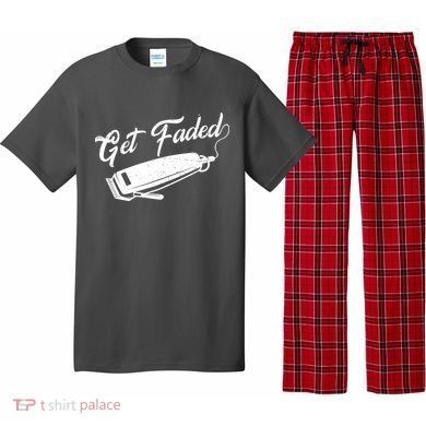 Get Faded Barber Razor Pajama Set