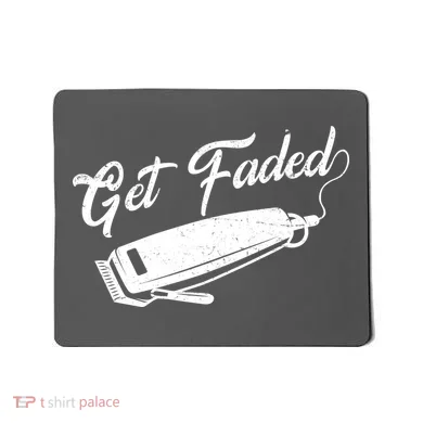 Get Faded Barber Razor Mousepad