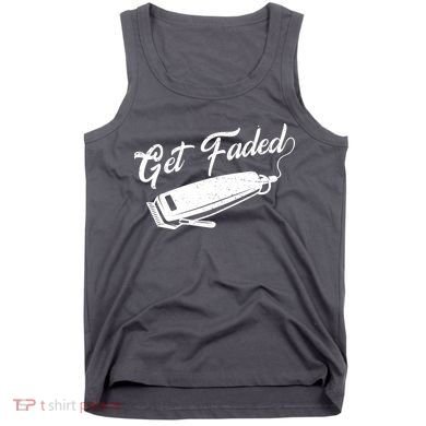 Get Faded Barber Razor Tank Top