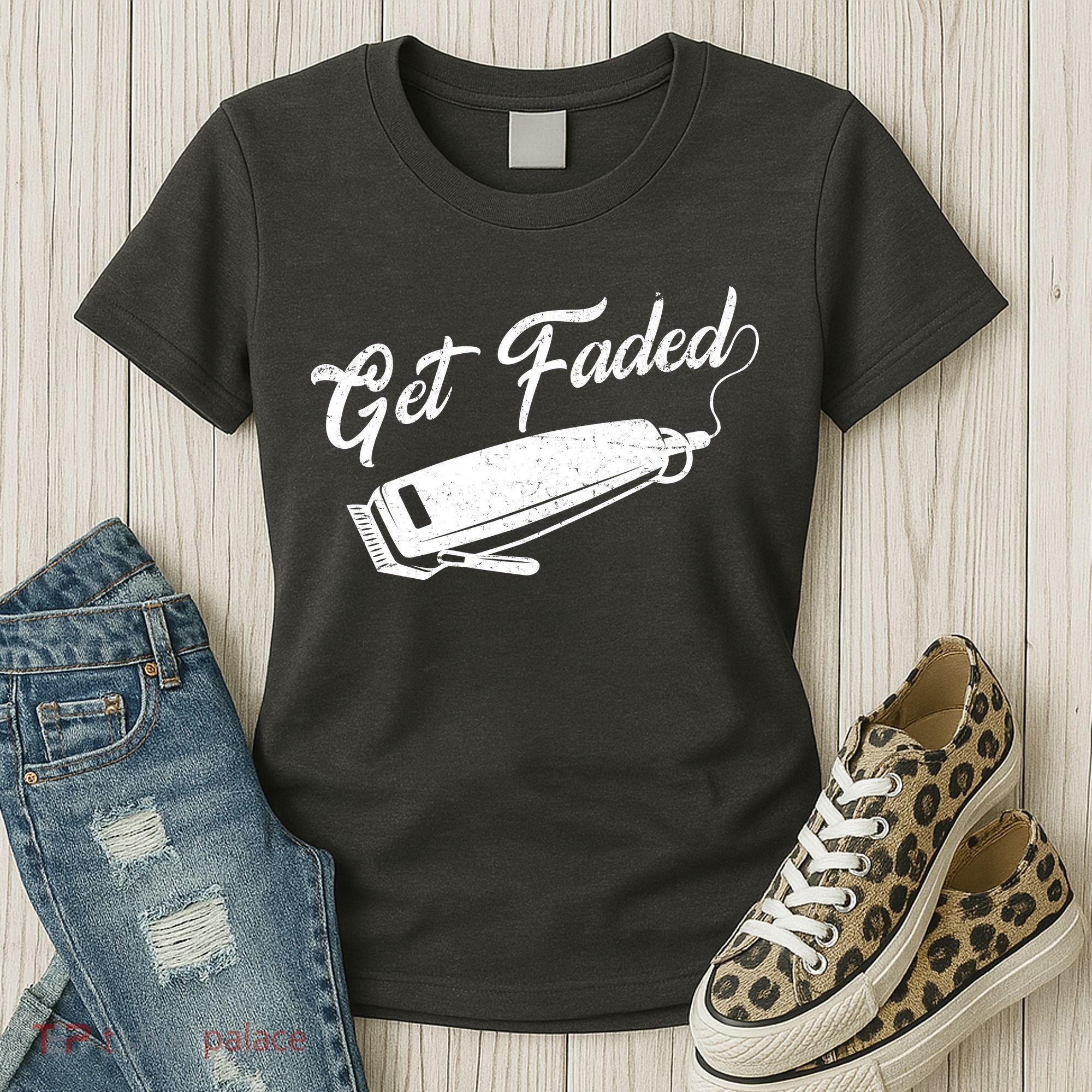 Get Faded Barber Razor Women's T-Shirt