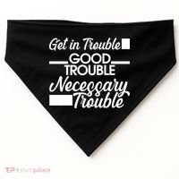 Get In Good Necessary Trouble RIP John Lewis  USA-Made Doggie Bandana thumb 0